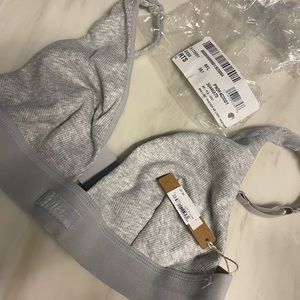 skims bra - light heather grey